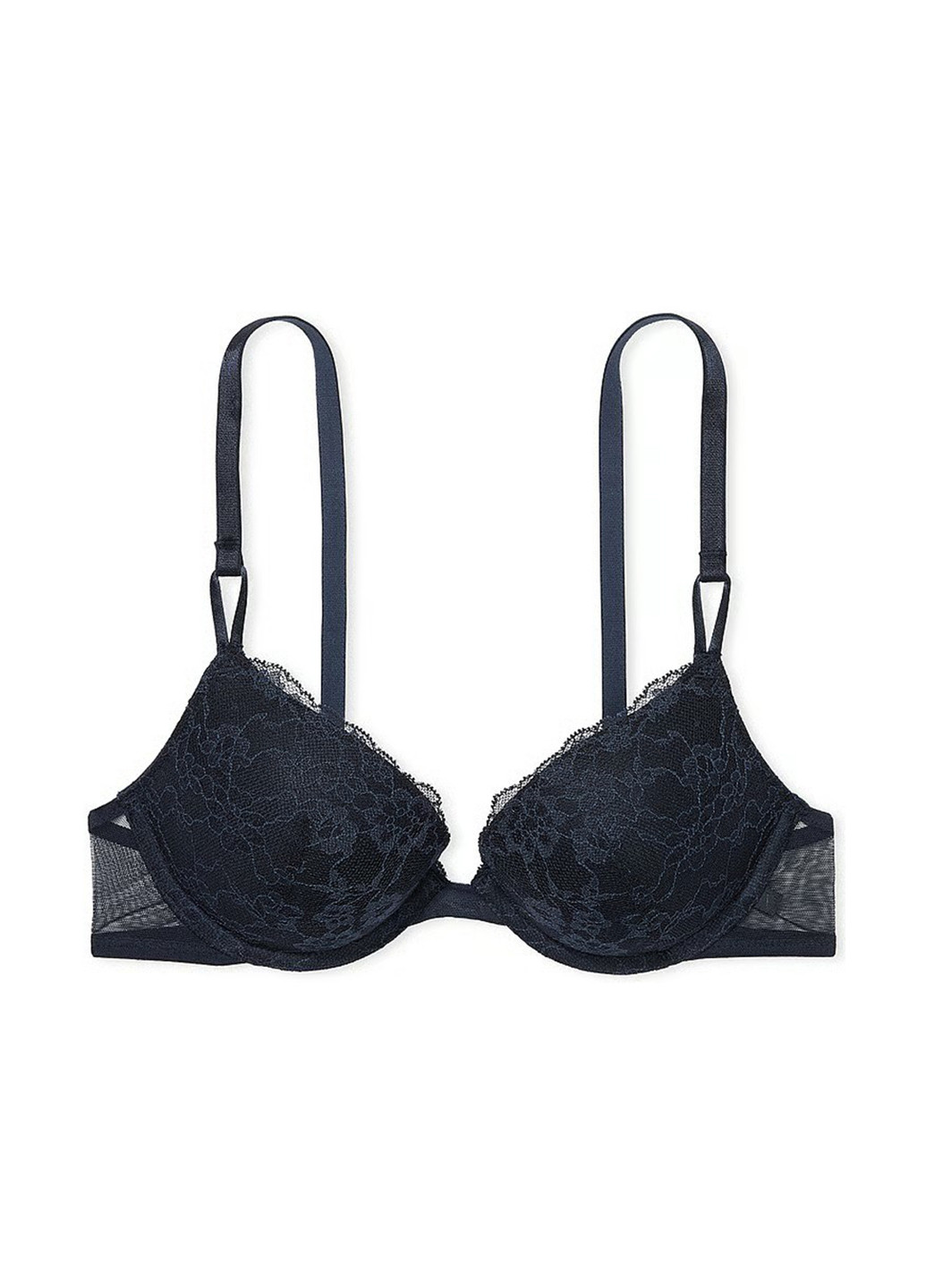 Темно-синий демисезонный комплект (бюстгальтер, трусики) Victoria's Secret