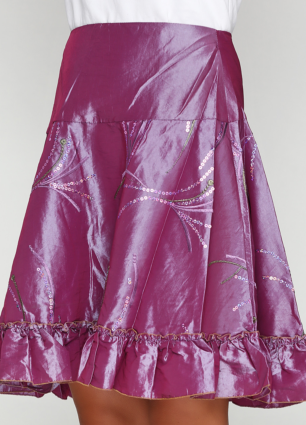 Костюм (жакет, юбка) ZUBRYTSKAYA юбочный лиловый кэжуал