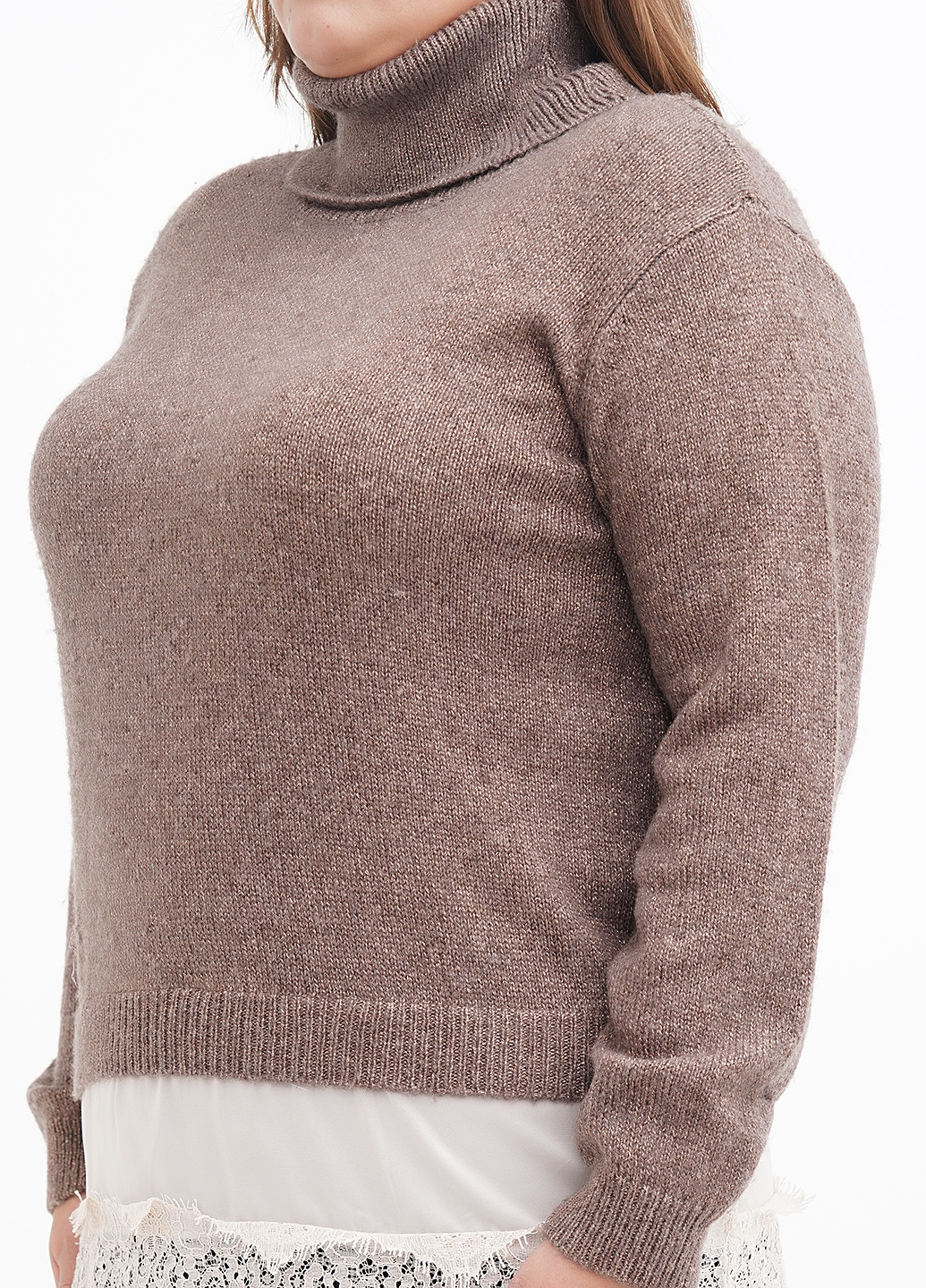 Темно-бежевый демисезонный свитер Oltre