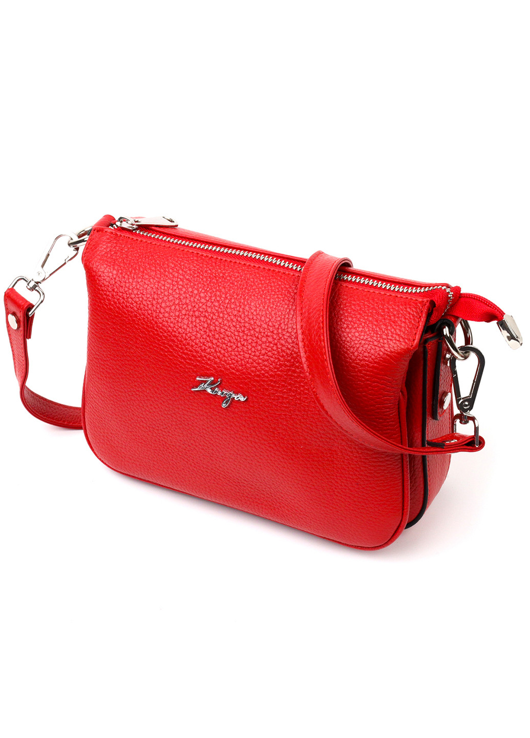 Сучасна жіноча сумка на плече 23х14х6 см Karya (254595044)