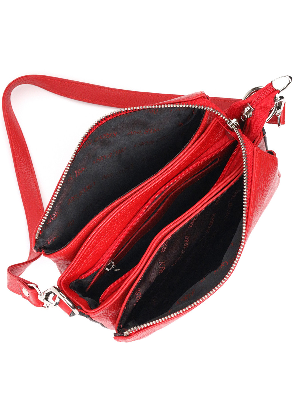 Сучасна жіноча сумка на плече 23х14х6 см Karya (254595044)