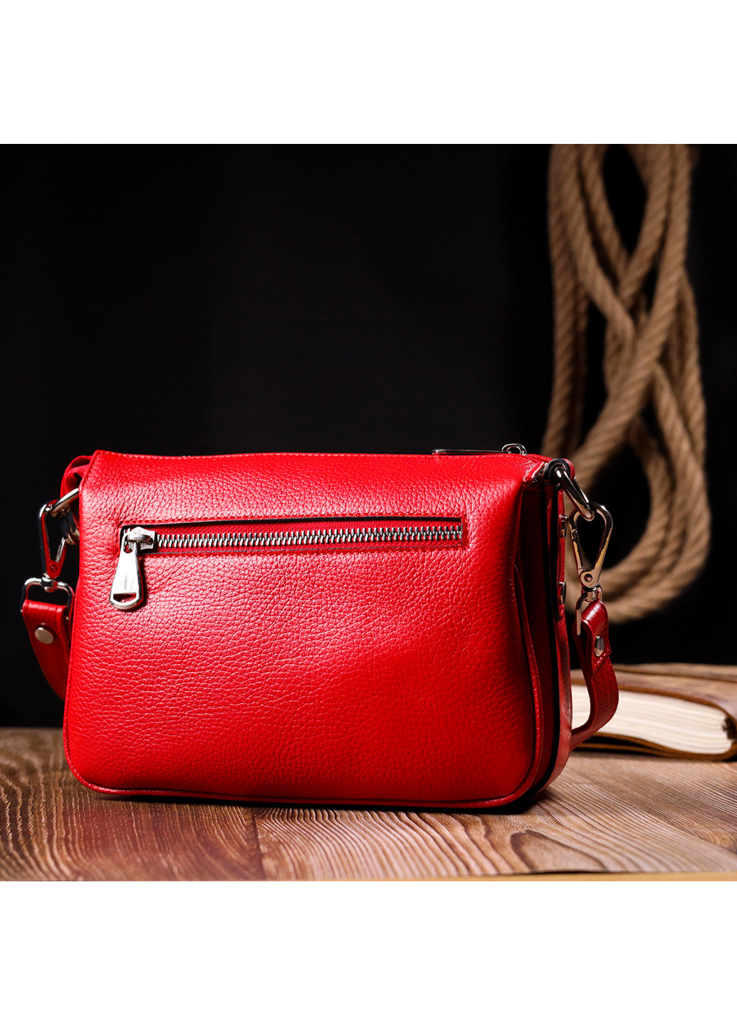 Сучасна жіноча сумка на плече 23х14х6 см Karya (254595044)