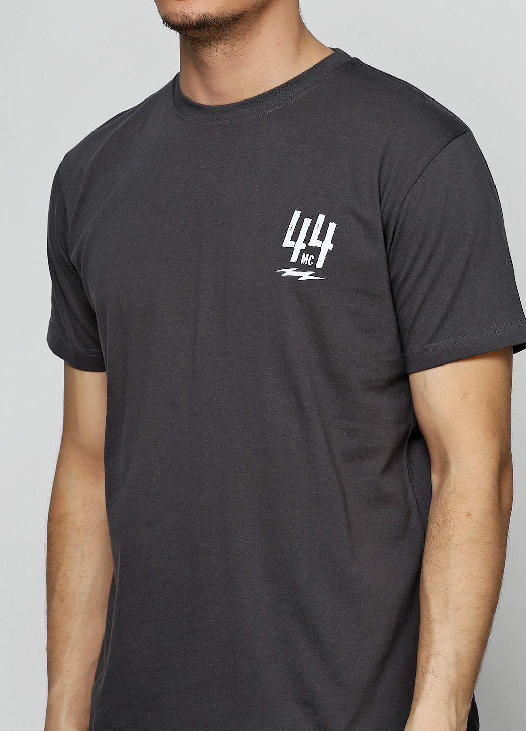 Темно-серая футболка с коротким рукавом Dobermans Aggressive