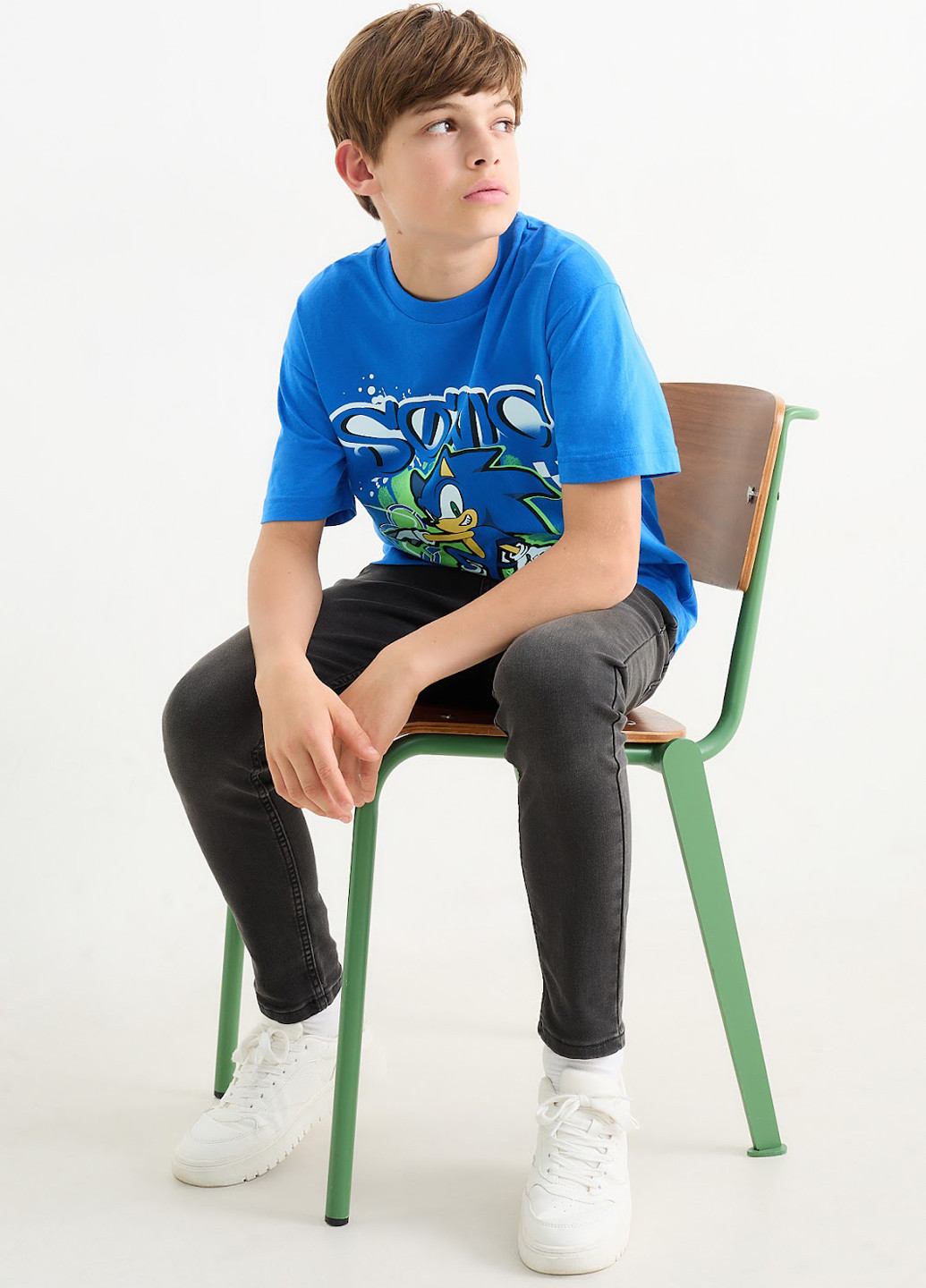 Комбинированная летняя футболка (2 шт.) C&A