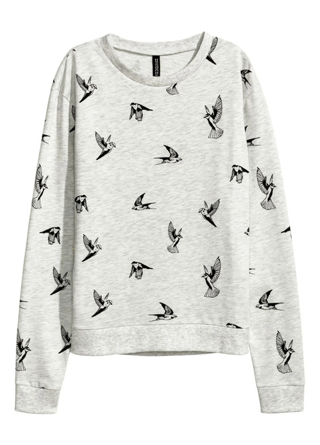 Серый свитшот Divided by H&M меланж (176331083)