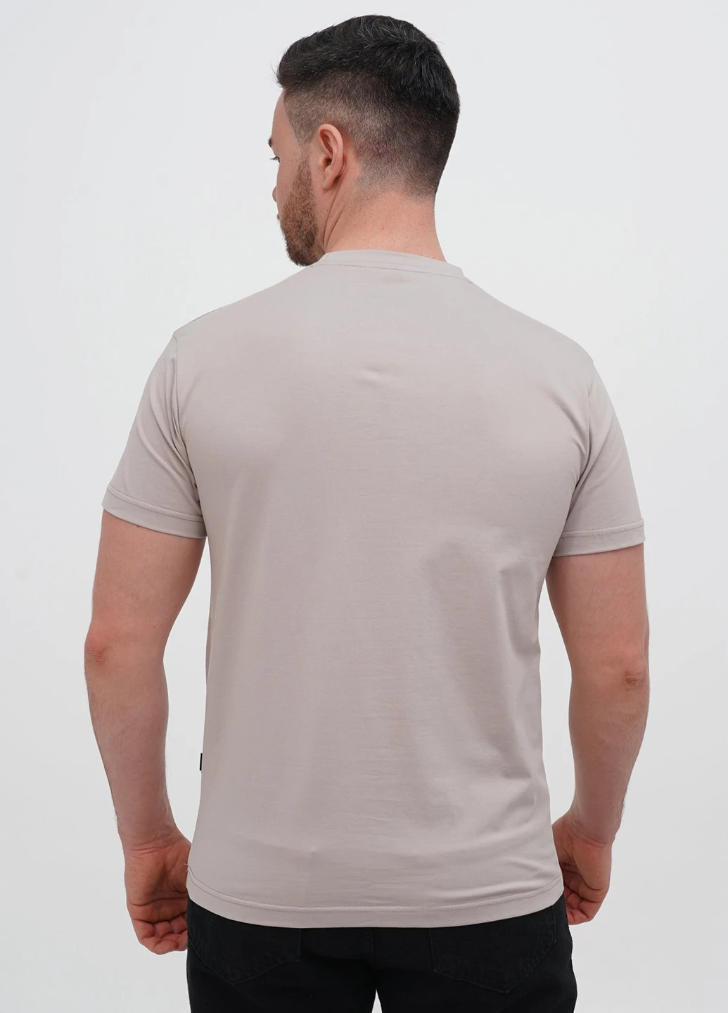 Бежевая футболка Trend Collection