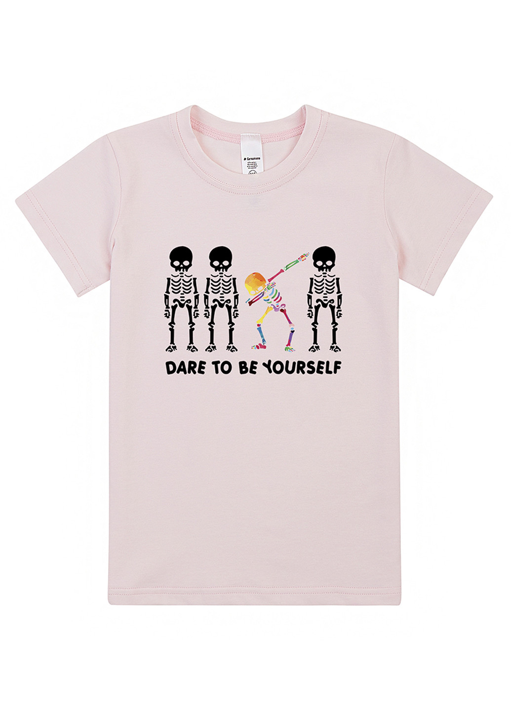 Розовая летняя футболка Garnamama