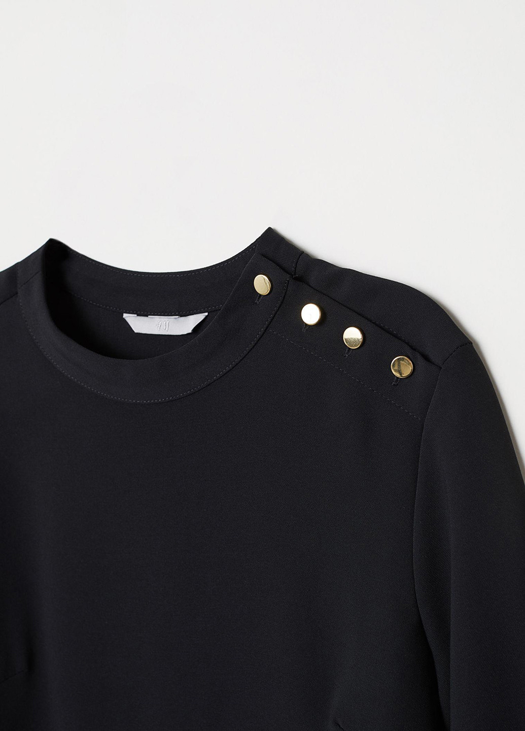 Чорна кежуал плаття, сукня H&M однотонна