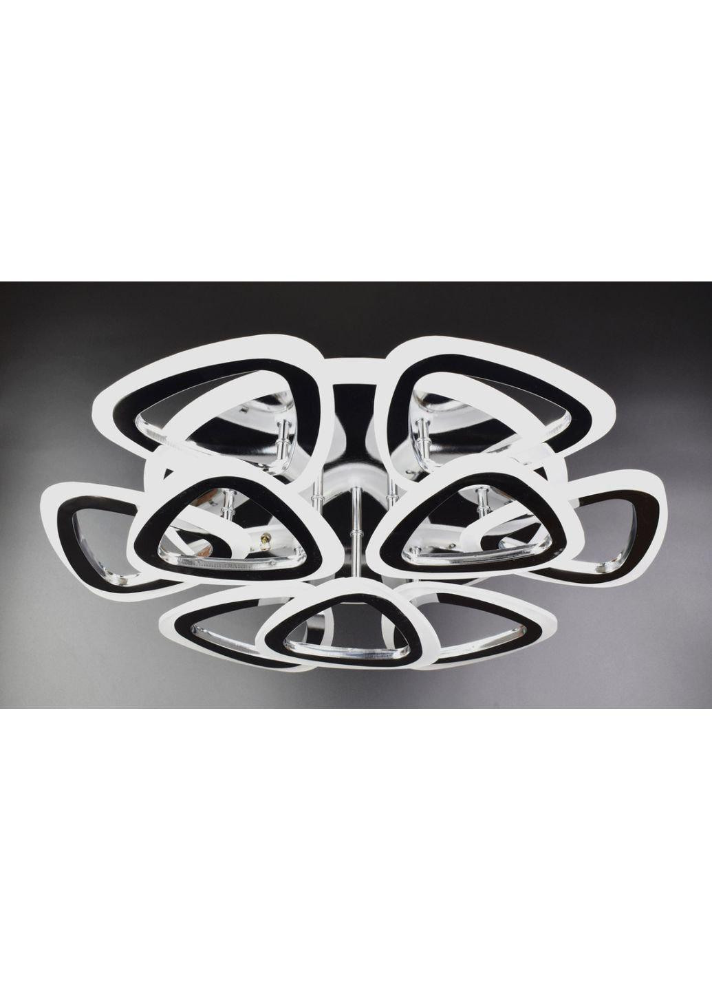 Люстра стельова LED з пультом A2502/6+3S-RGB-ch Хром 11х57х57 см. Sunnysky (253122189)