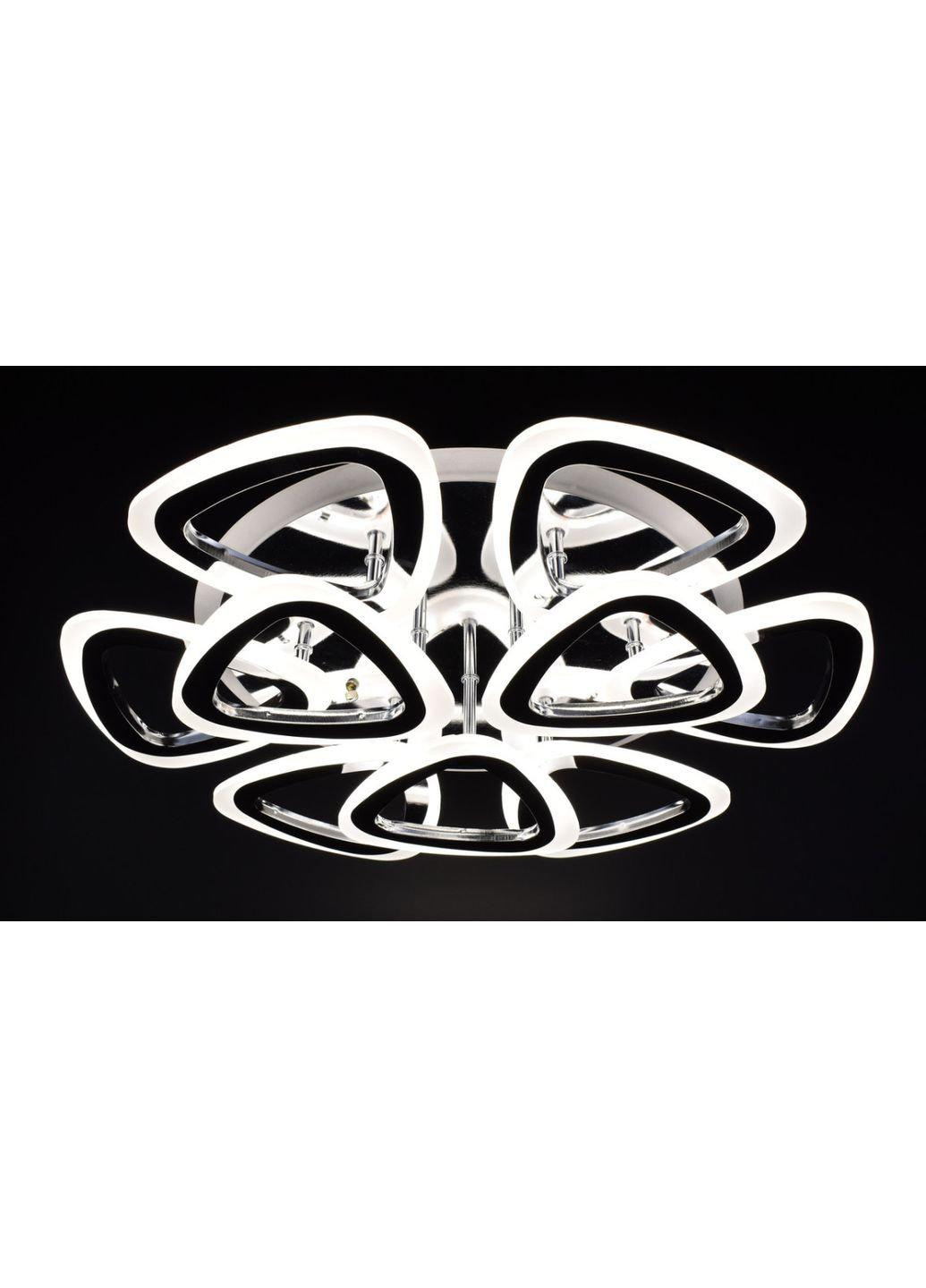 Люстра стельова LED з пультом A2502/6+3S-RGB-ch Хром 11х57х57 см. Sunnysky (253122189)