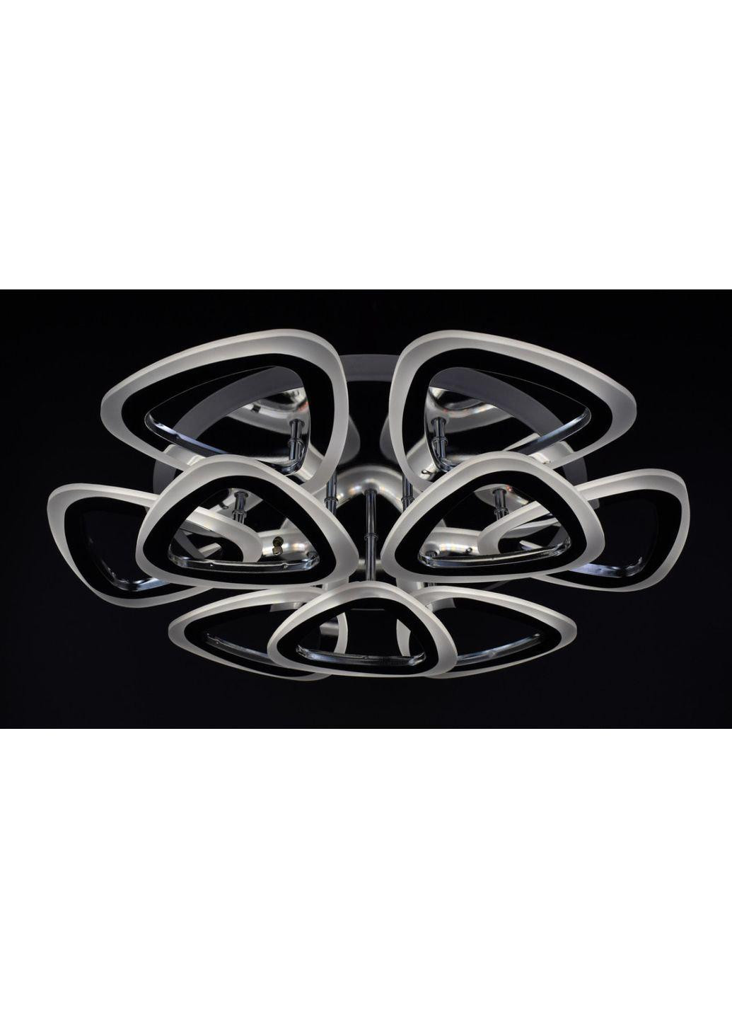 Люстра стельова LED з пультом A2502/6+3S-RGB-ch Хром 11х57х57 см. Sunnysky (253122189)