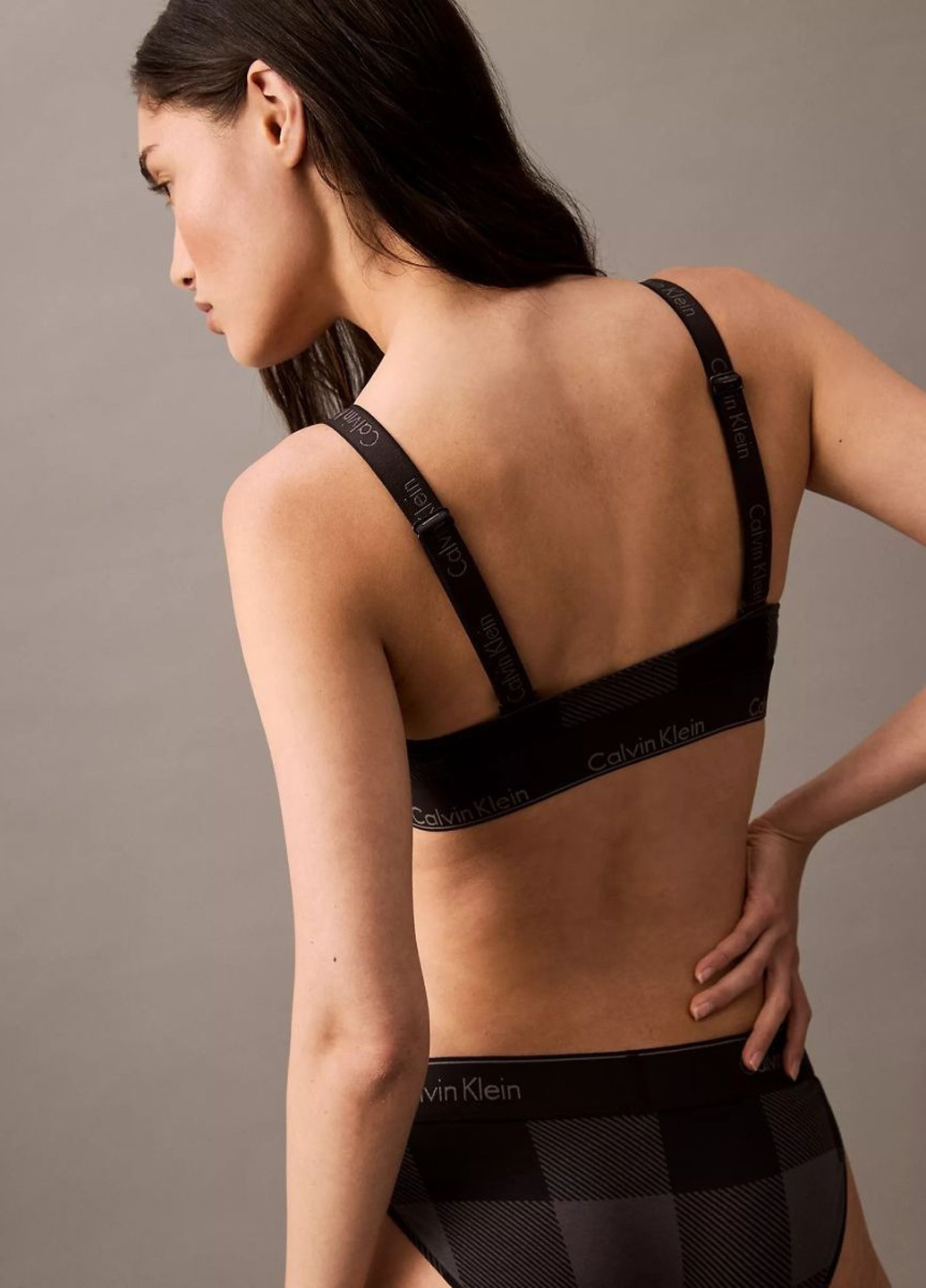 Комбінований тріенджел бюстгальтер Calvin Klein без кісточок бавовна