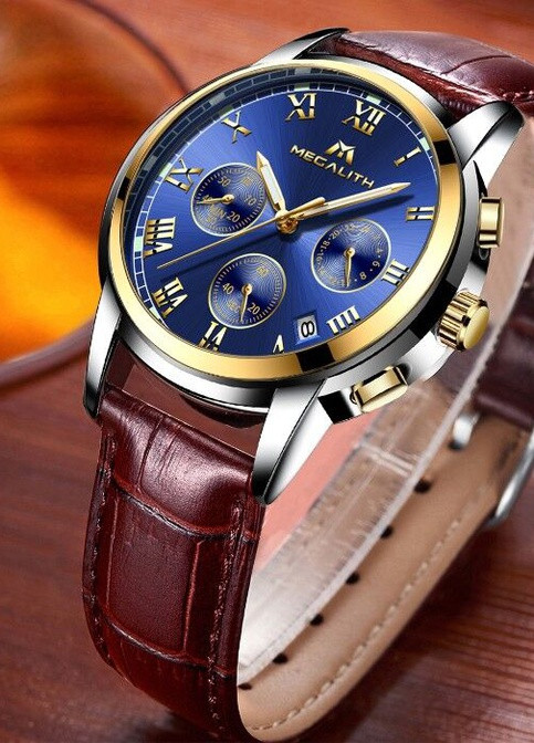 Мужские часы Intro кварцевые классические MegaLith (229058500)