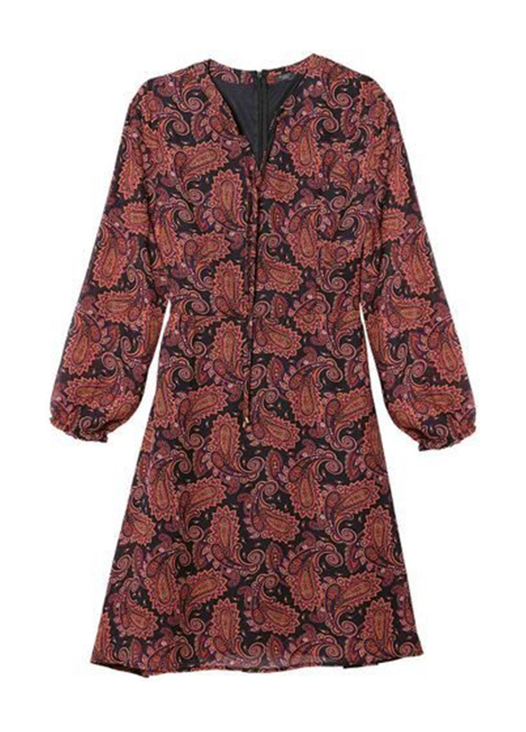 Коричнева кежуал сукня кльош Studio 1886 турецькі огірки