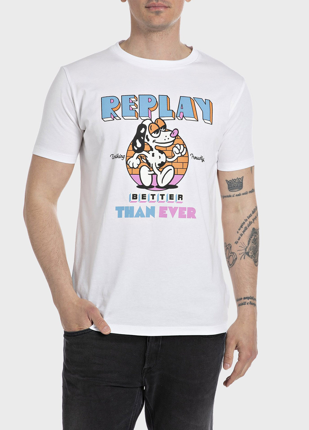 Біла футболка Replay