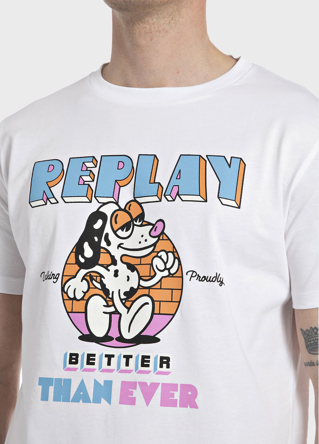 Біла футболка Replay