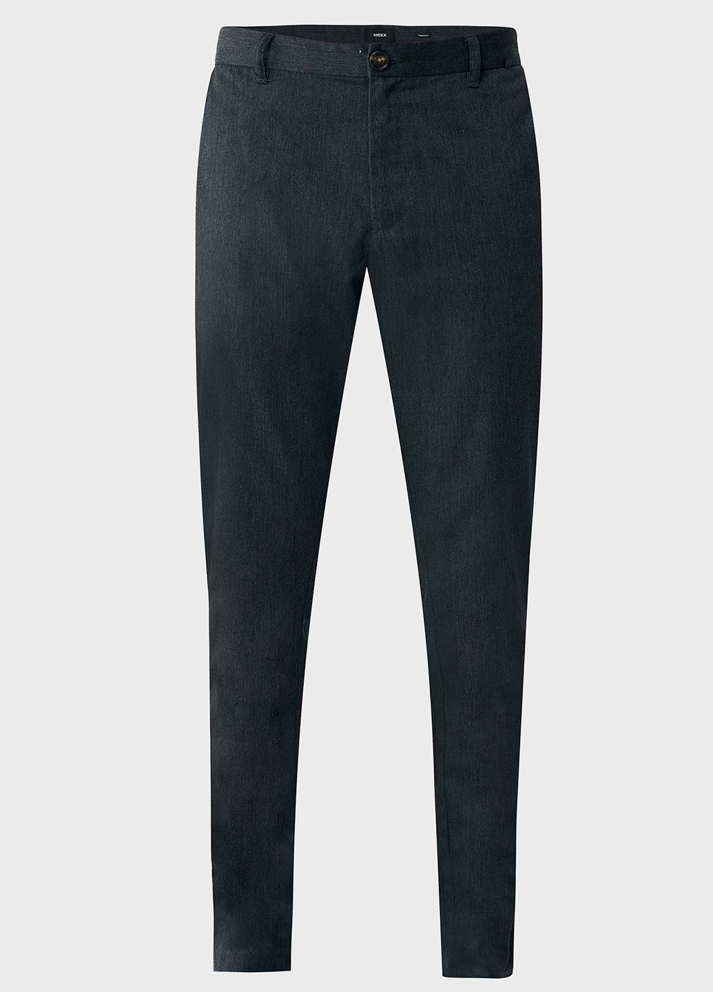 Серо-синие кэжуал, классические демисезонные зауженные брюки Mexx