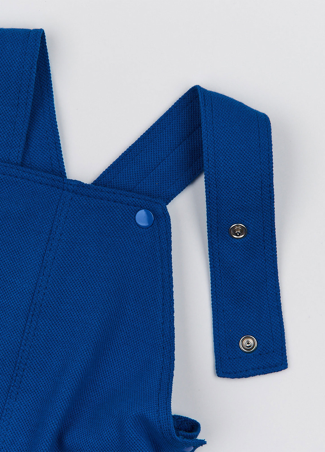 Синий летний комплект (футболка, полукомбинезон) Ляля