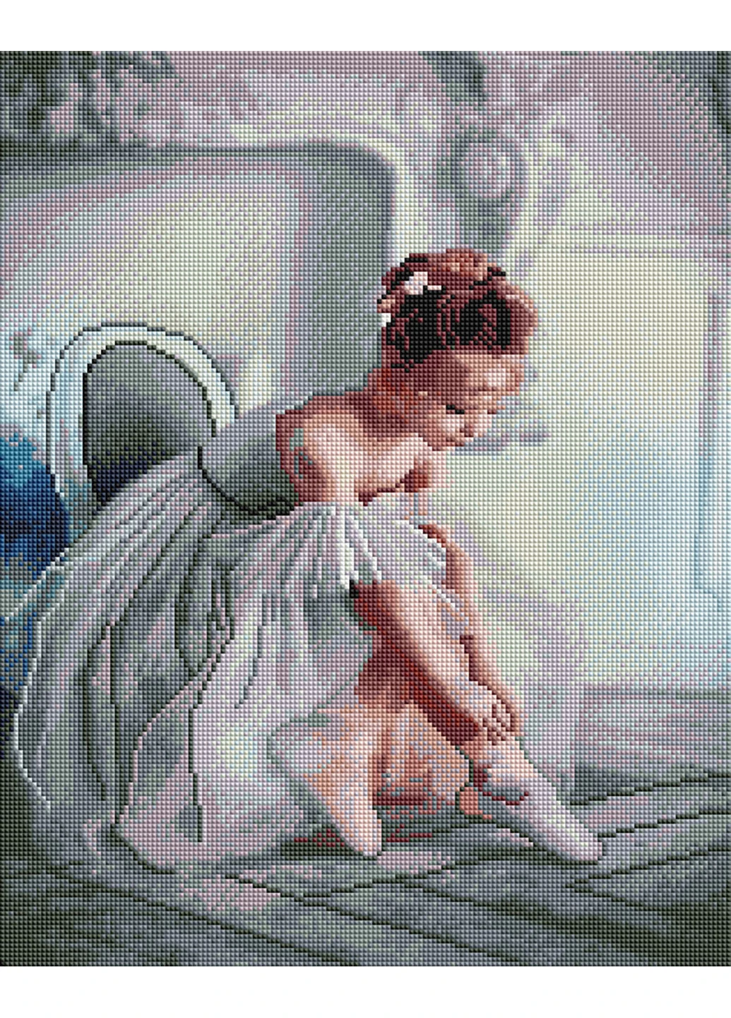 Алмазная мозаика "Маленькая балерина" 40х50 см Brushme (219025066)