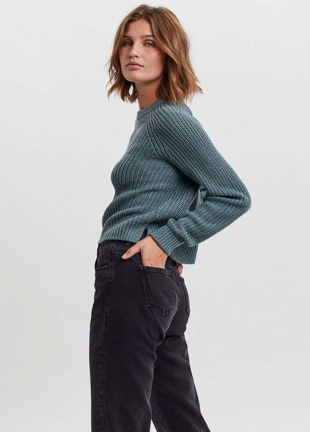 Зелений демісезонний светр Vero Moda