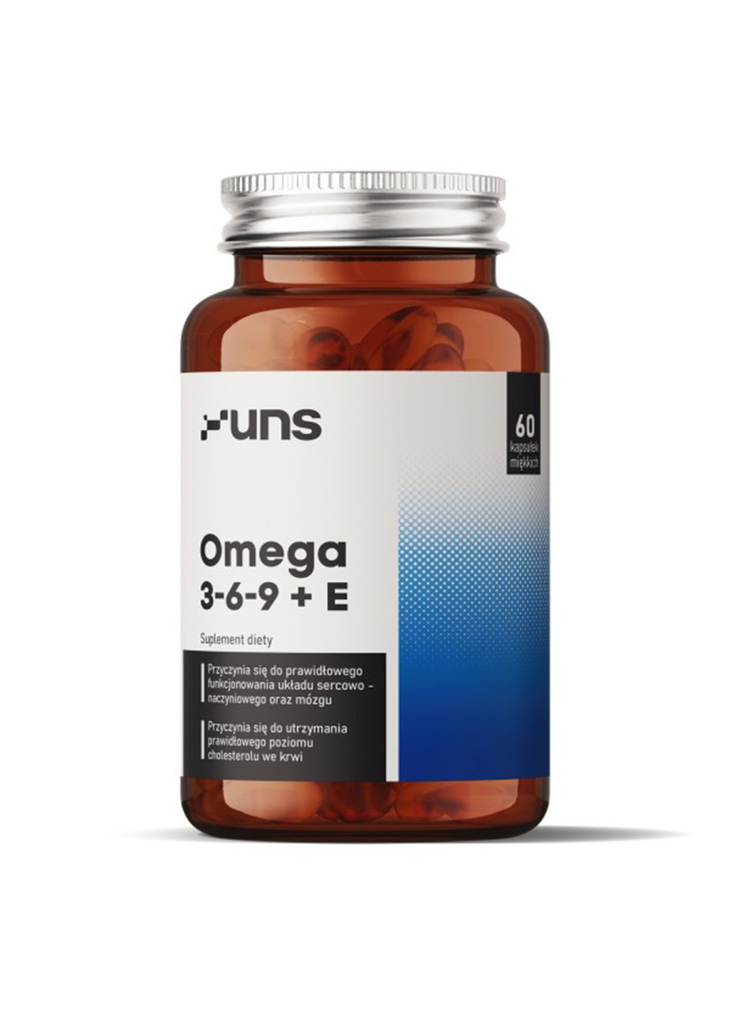 Жирные кислоты Омега 3 Omega 3 65% + E - 60 caps UNS Vitamins (239155053)