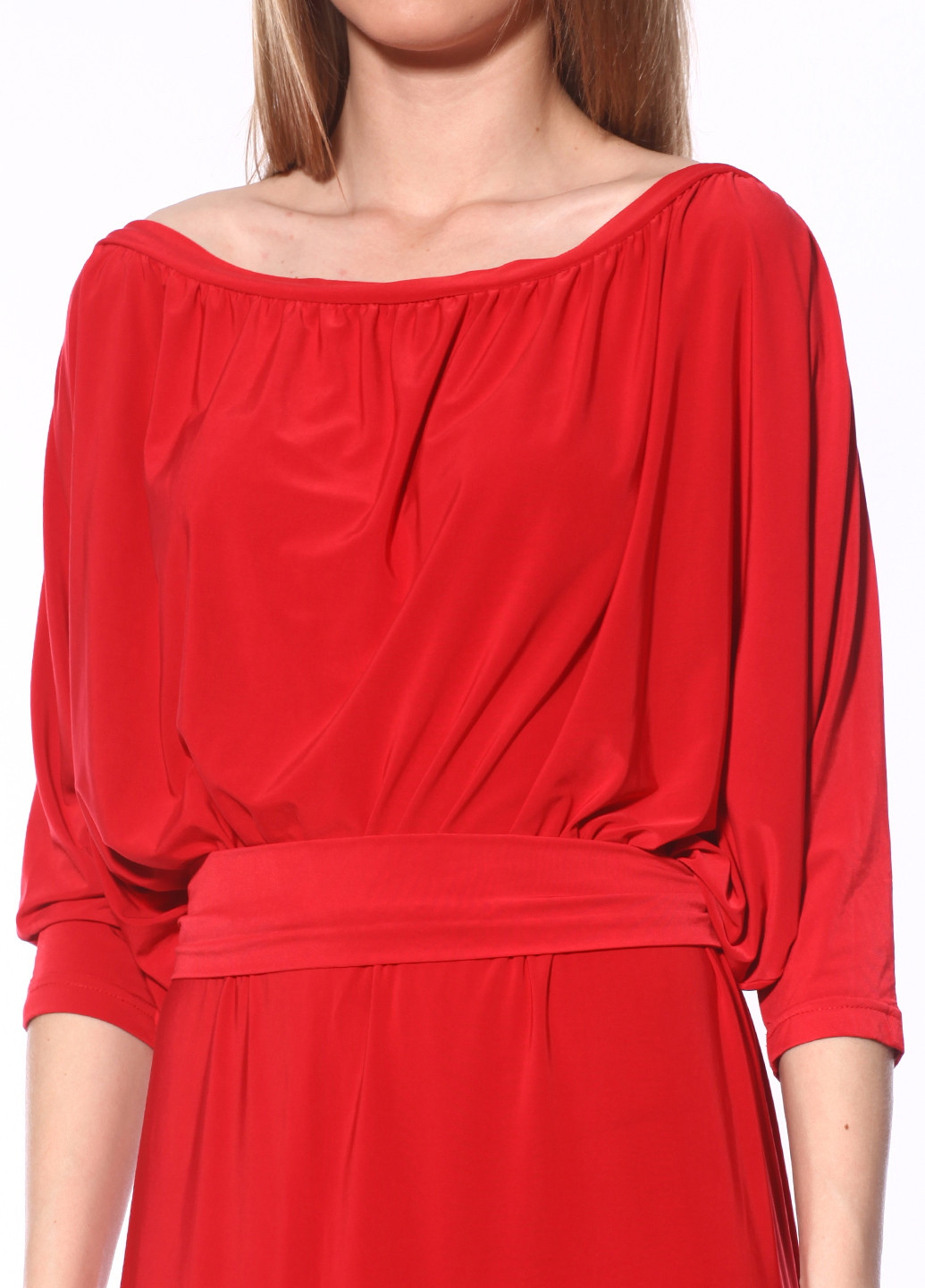Красное кэжуал платье Majaly