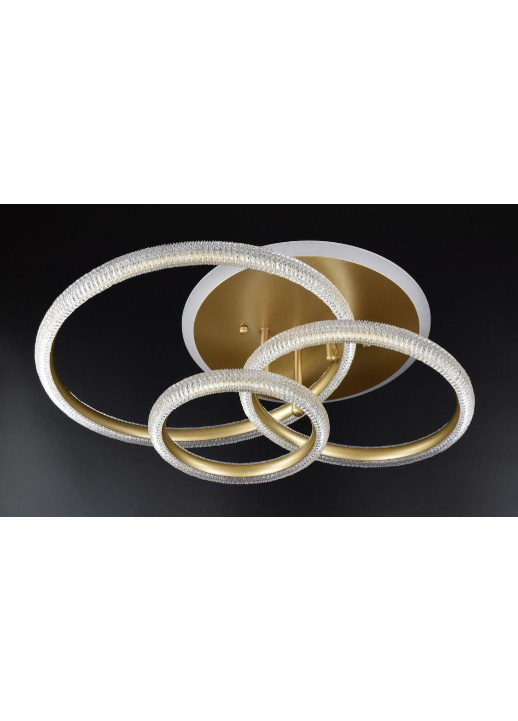 Люстра стельова LED A77065/3B-RGB-sg Золото 16х37х50 см. Sunnysky (253122445)