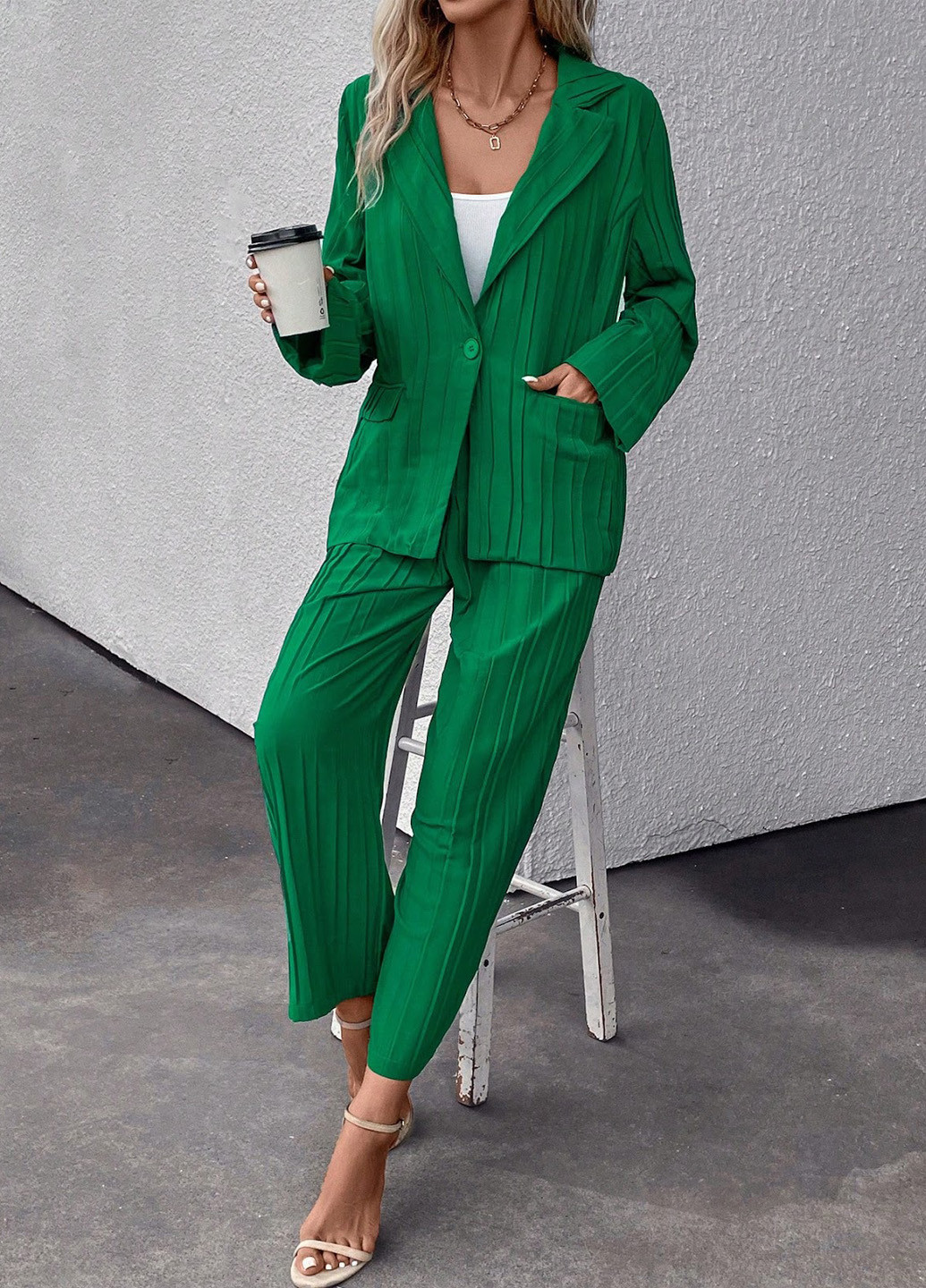 Костюм (жакет, брюки) SHEIN (324028155)