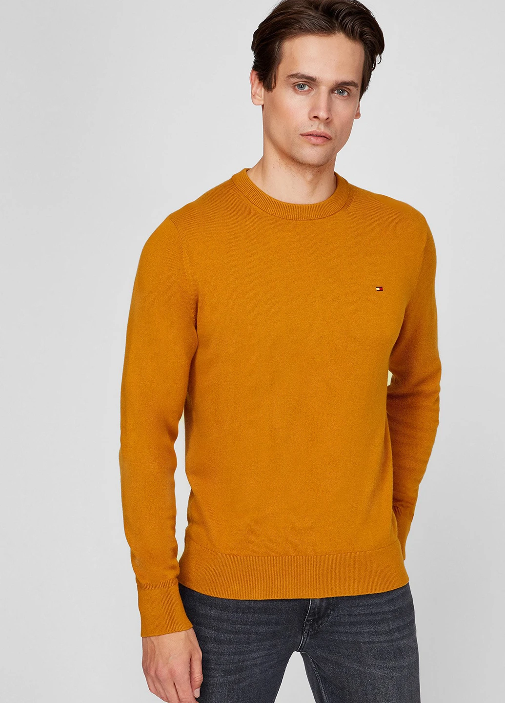 Горчичный зимний джемпер джемпер Tommy Hilfiger
