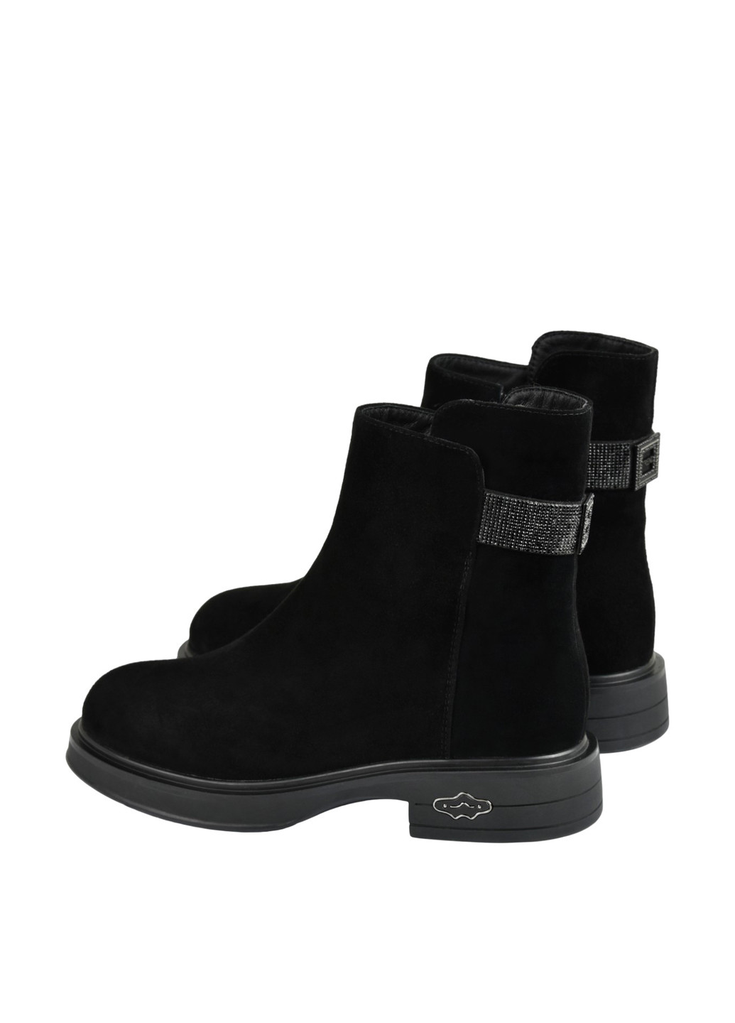 Зимние ботинки Blizzarini без декора из натуральной замши