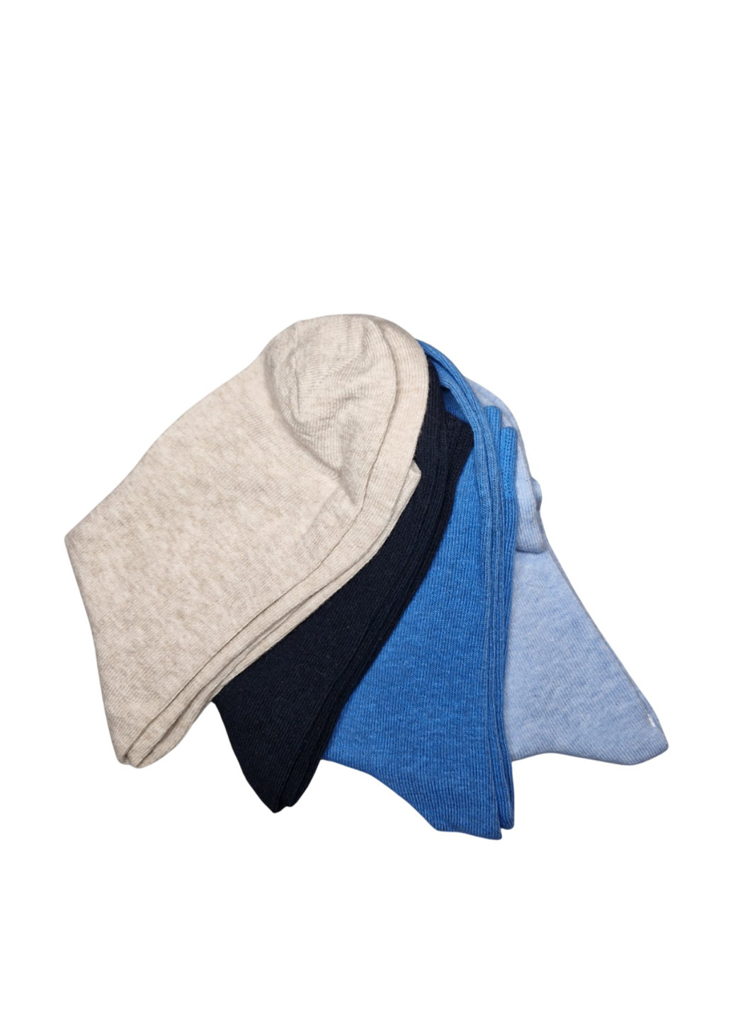 Комбіновані шкарпетки (4 пар) C&A однотонні (341560770)