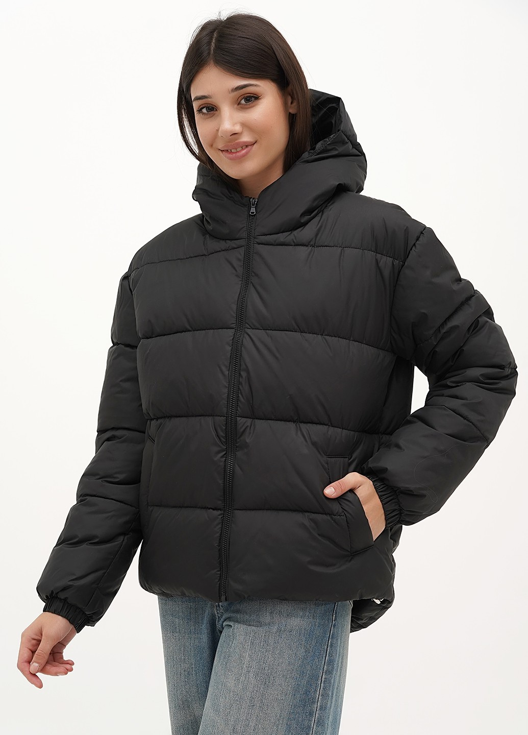 Чорна демісезонна куртка EQUILIBRI