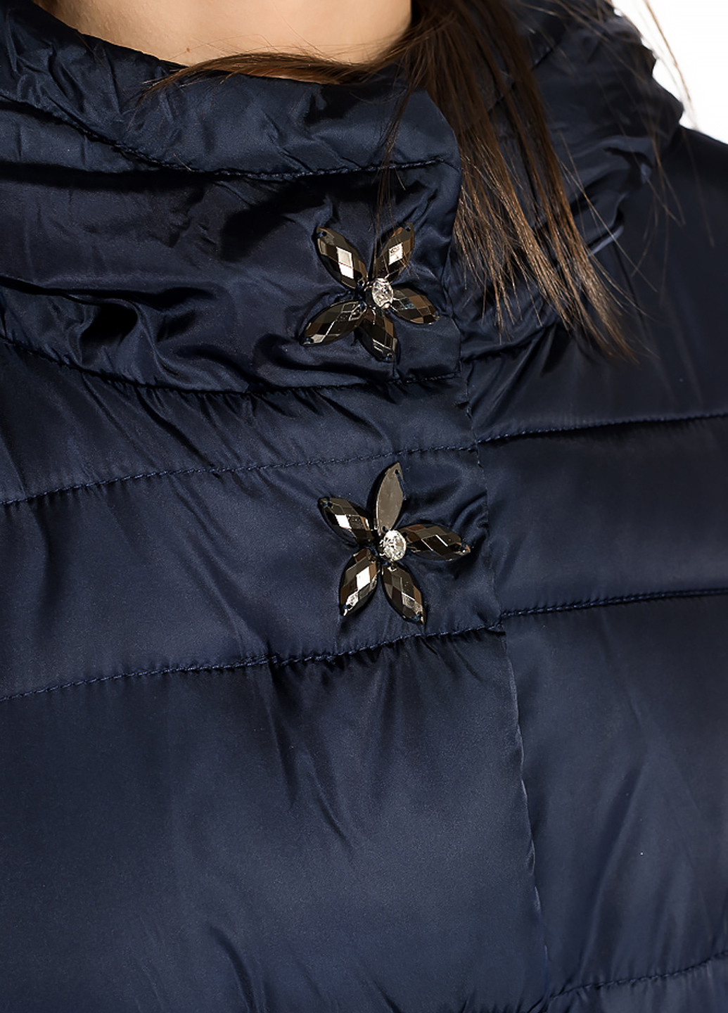 Темно-синяя зимняя куртка Time of Style