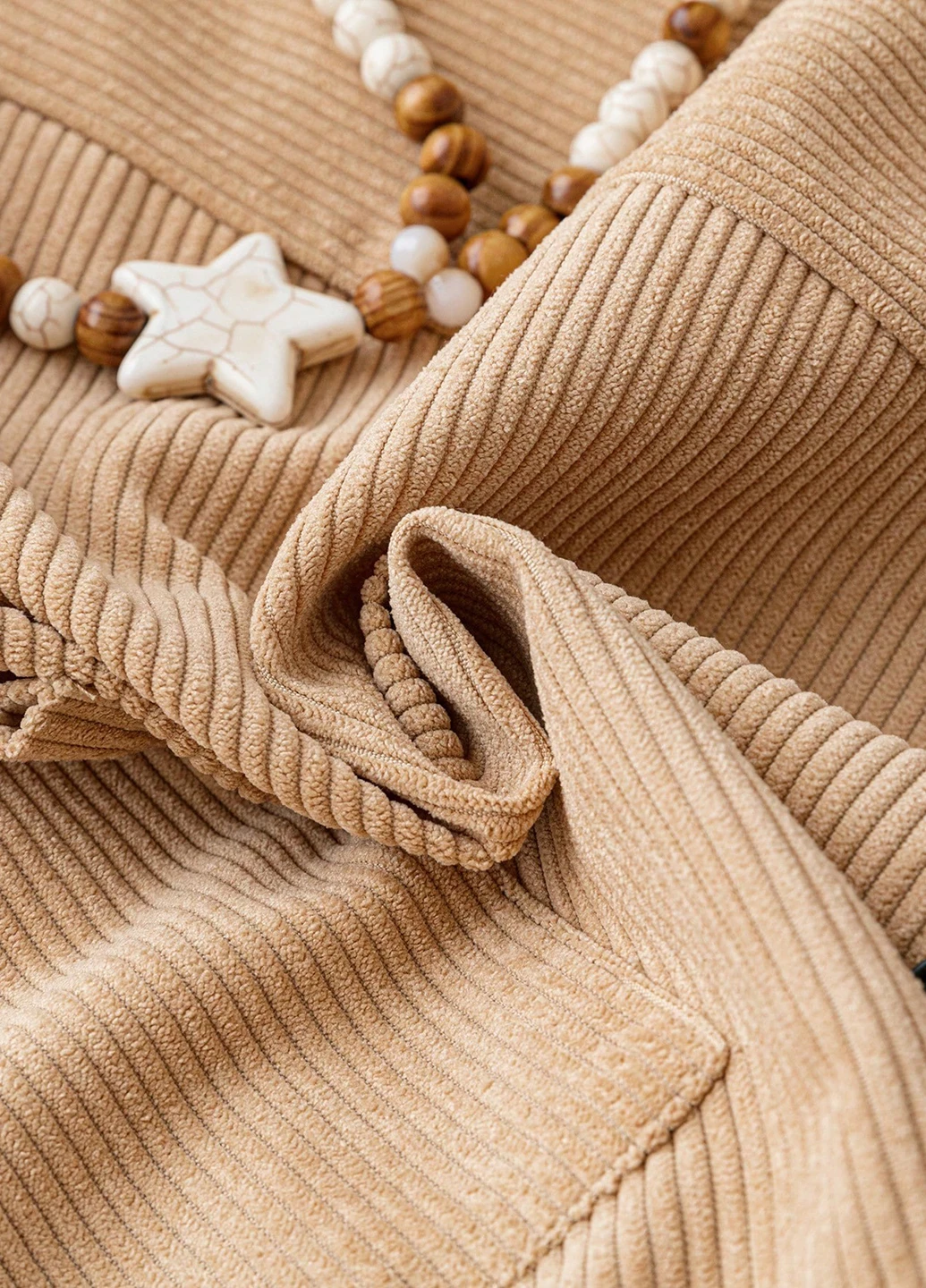 Песочная блуза SHEIN