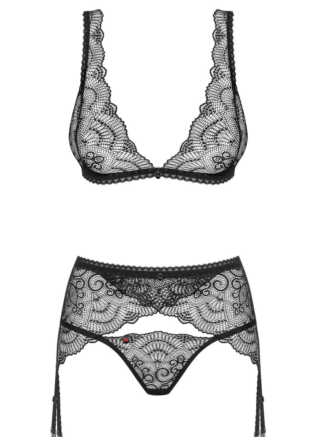 Чорний демісезонний комплект Obsessive