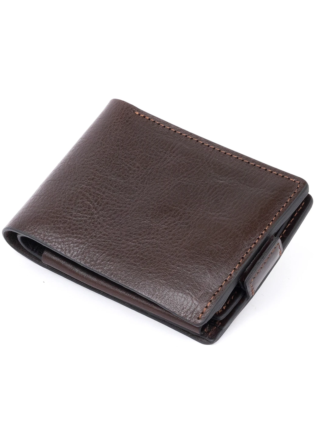 Мужской кожаный кошелек 9х11,5х3 см Grande Pelle (229460469)