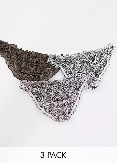 Комплект трусов 3 пары Asos (253257414)