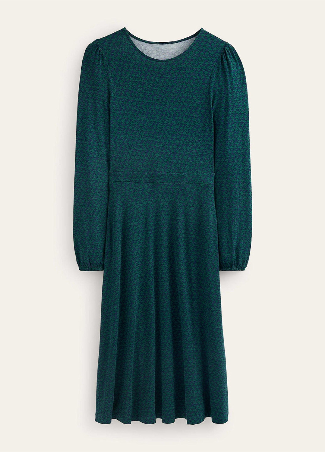 Комбинированное кэжуал платье клеш Boden с рисунком