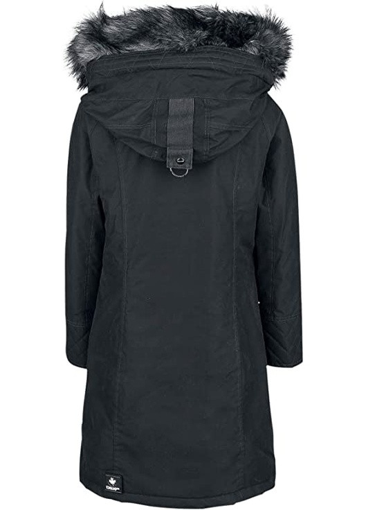 Чорна зимня куртка Khujo