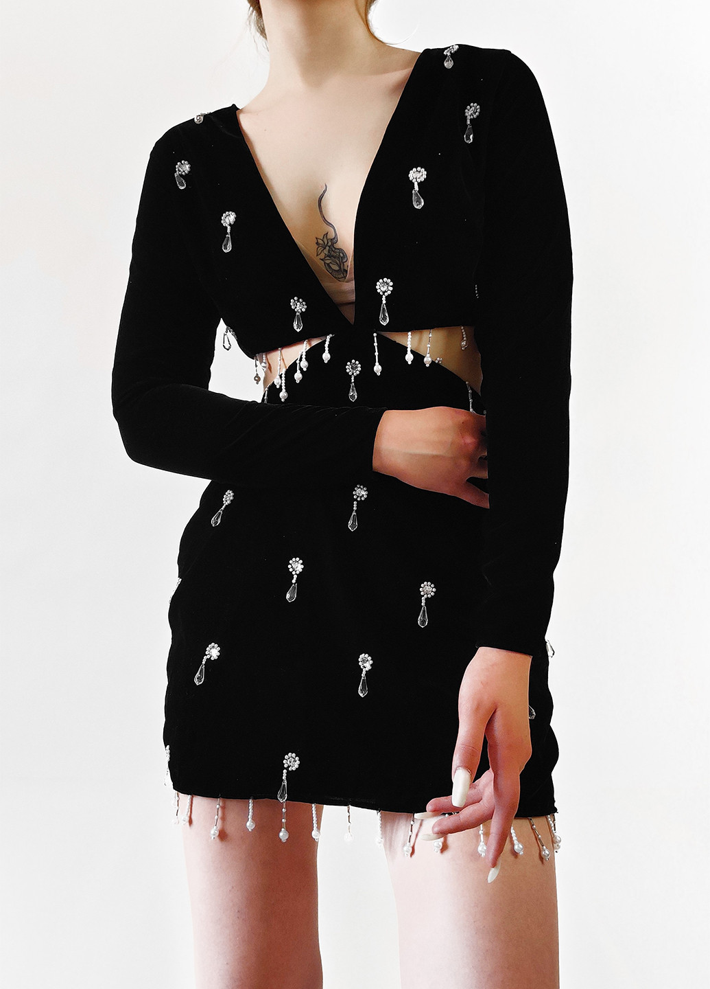 Чорна кежуал сукня Nasty Gal однотонна