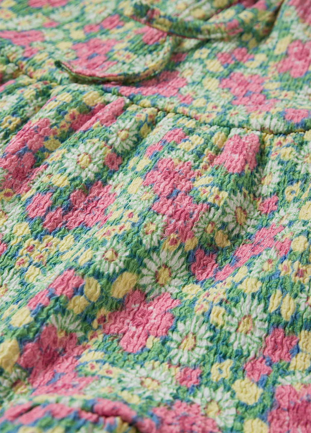 Зеленое кэжуал платье клеш C&A с цветочным принтом