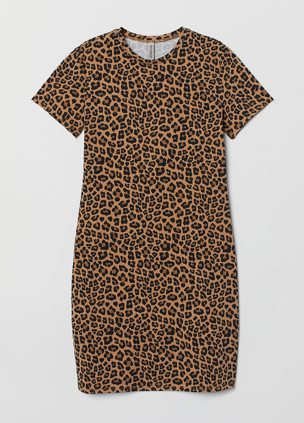 Комбінована кежуал сукня сукня-футболка H&M леопардовий