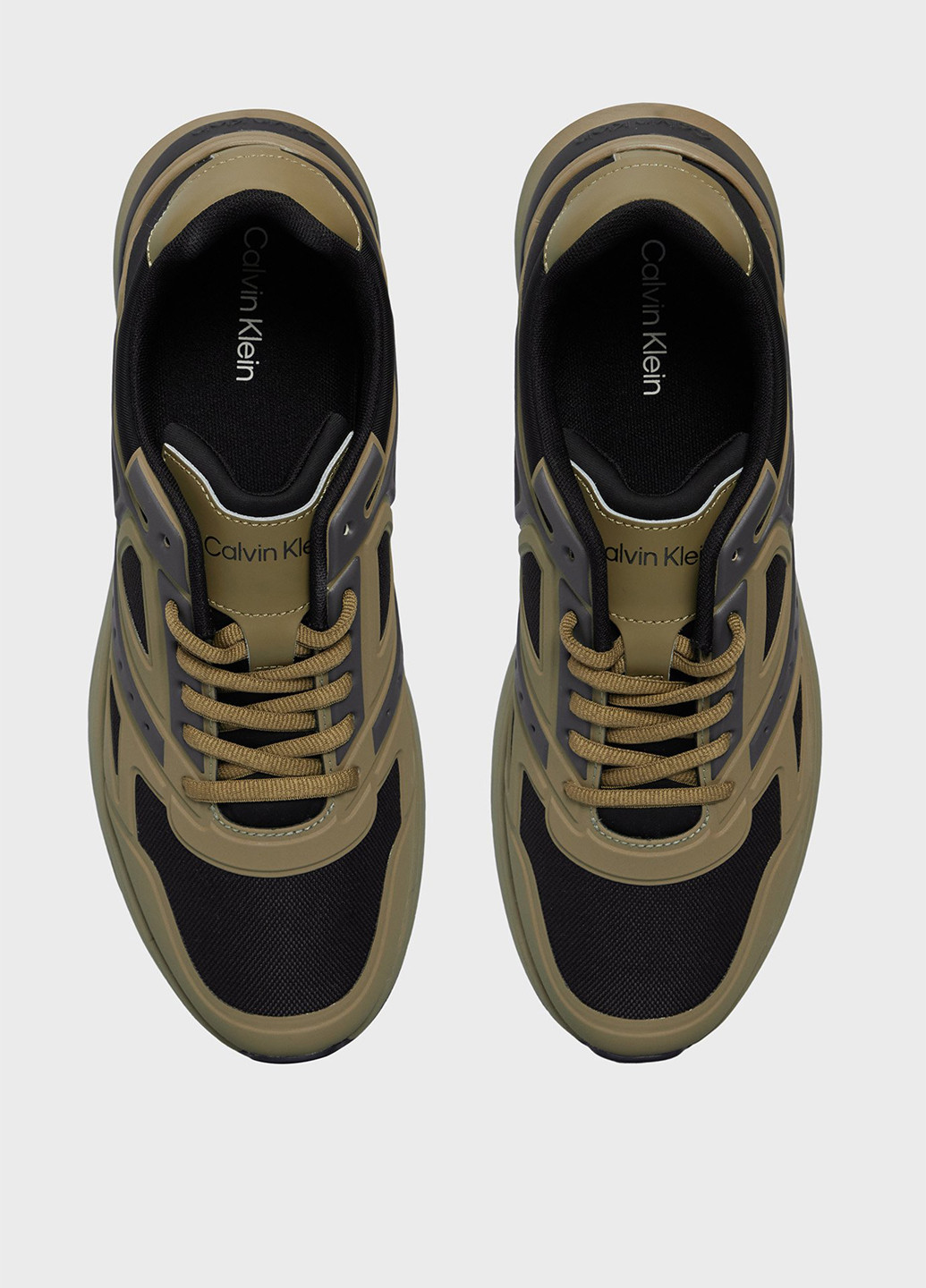 Оливковые (хаки) летние кроссовки Calvin Klein