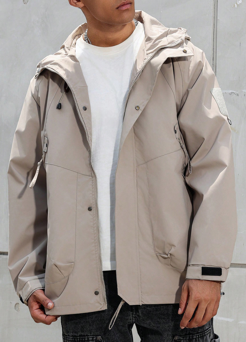 Бежева демісезонна вітровка SHEIN