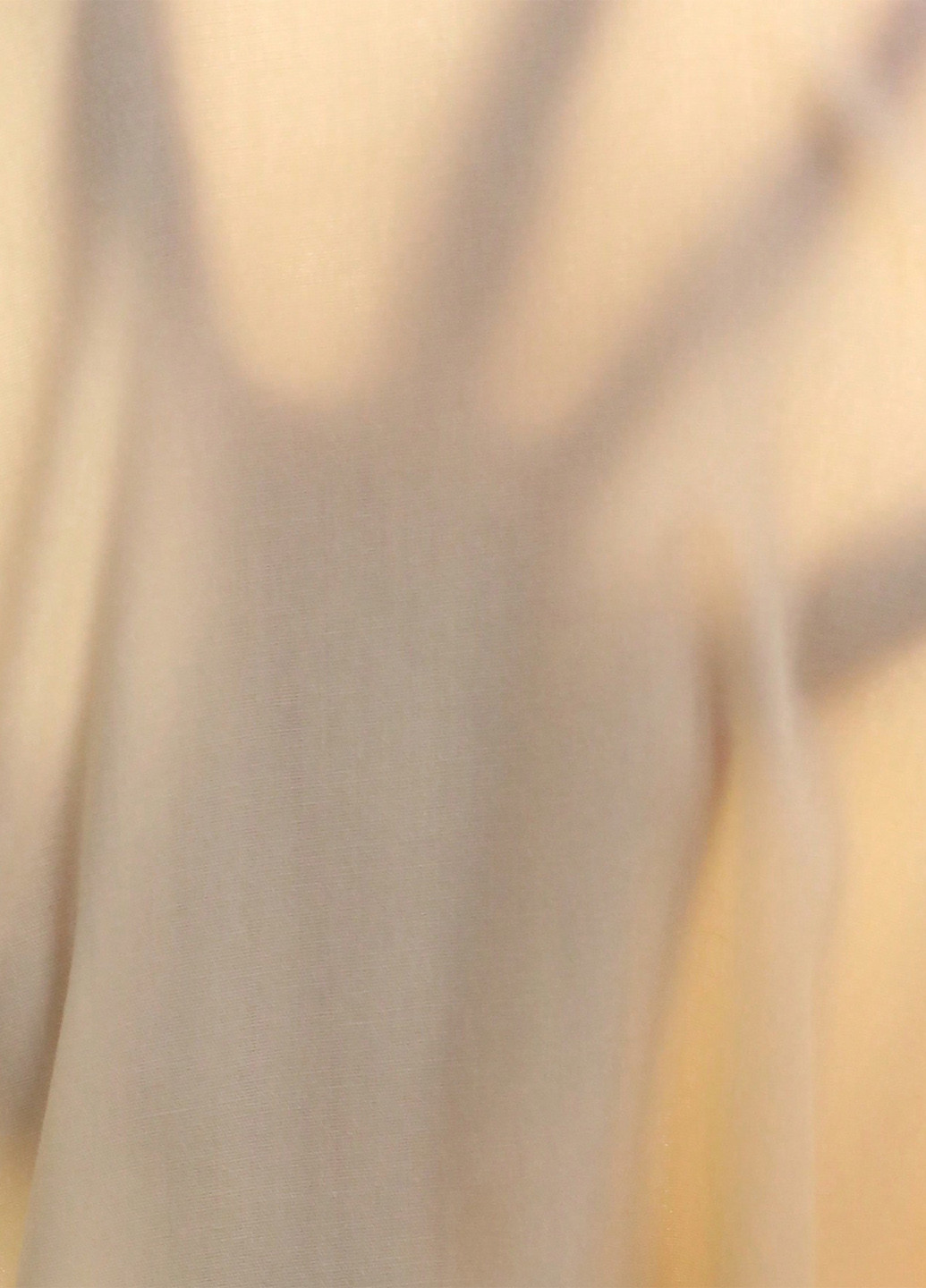 Кремовое кэжуал платье SHEIN однотонное