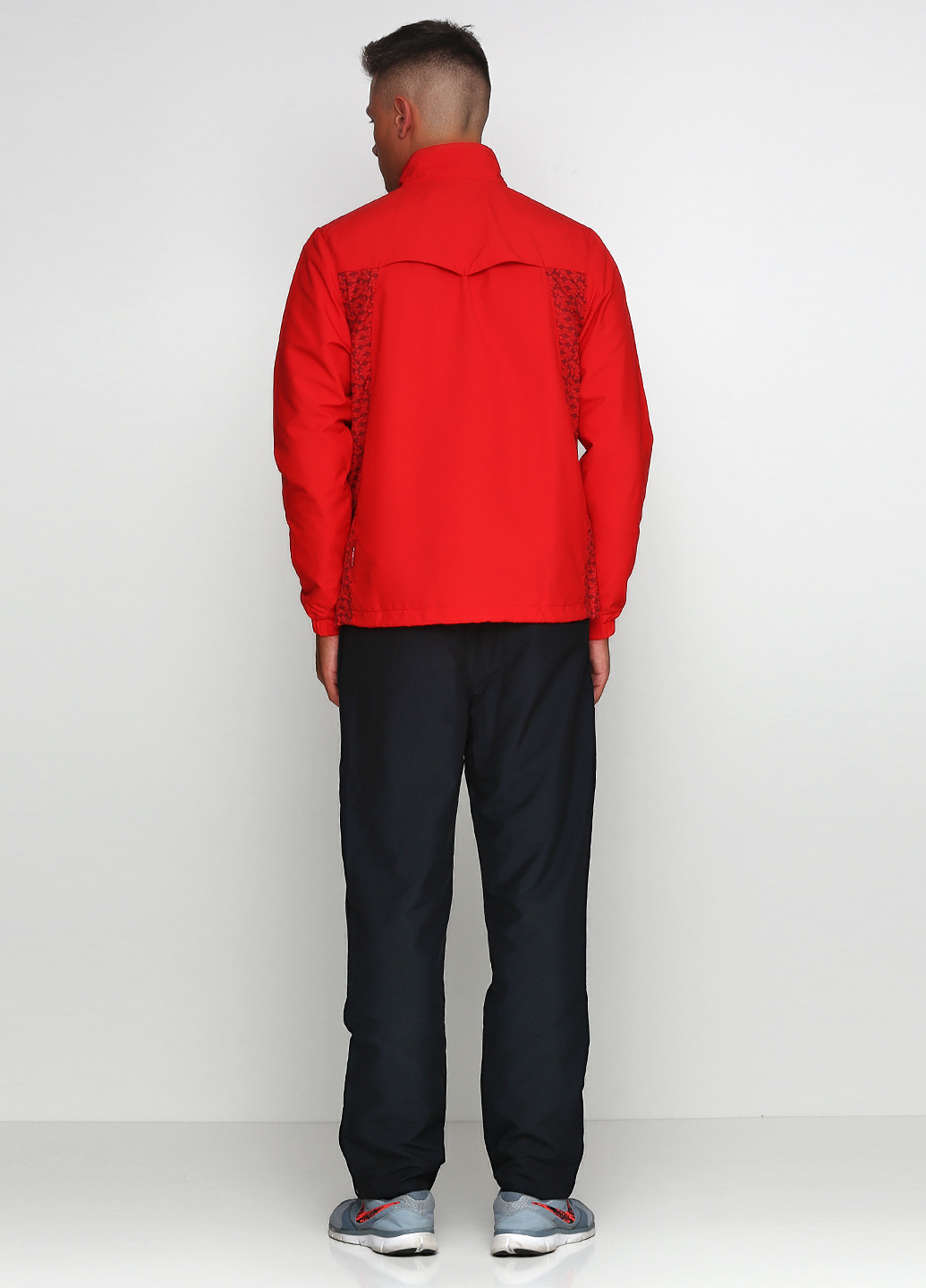 Красный демисезонный костюм (ветровка, брюки) брючный Umbro