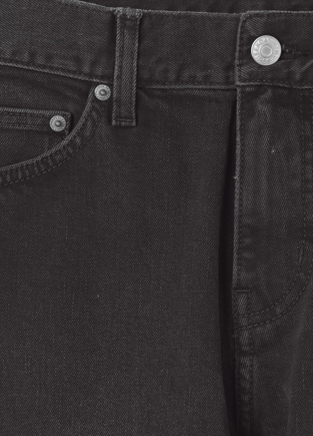 Темно-серые демисезонные джинсы MTWTFSS Weekday