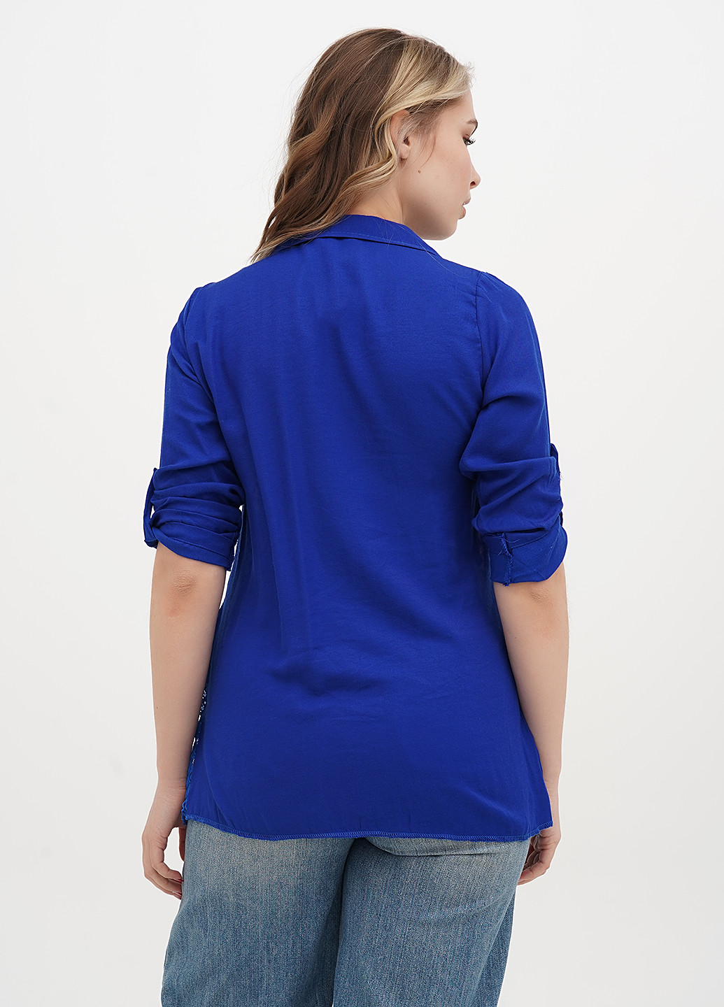 Синяя блуза Red Queen