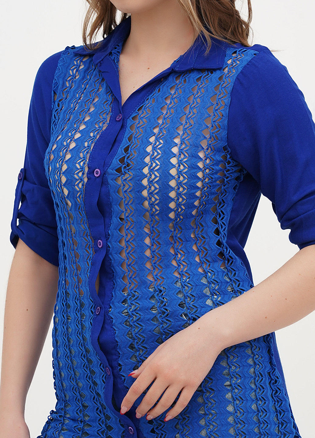 Синяя блуза Red Queen