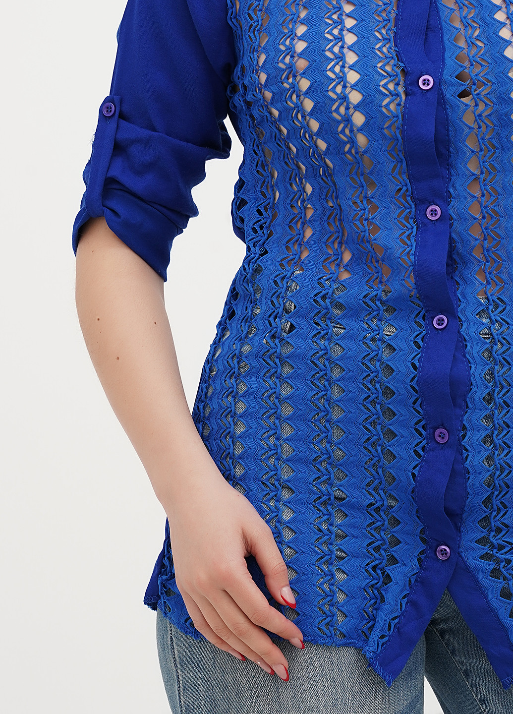 Синяя блуза Red Queen